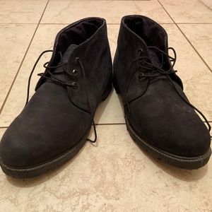 Timberland Chukka boots vintage black real leather size men’s 11